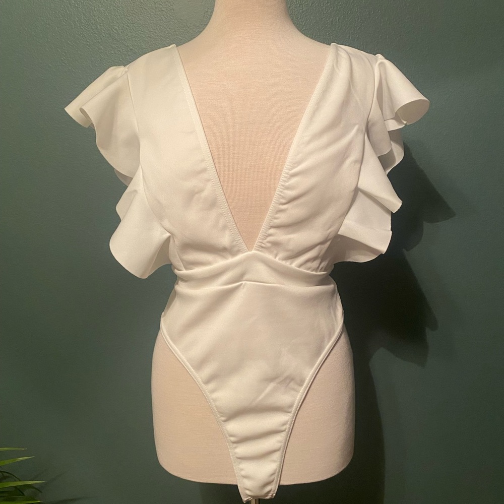 Low Neck/Back Bodysuit - NWT